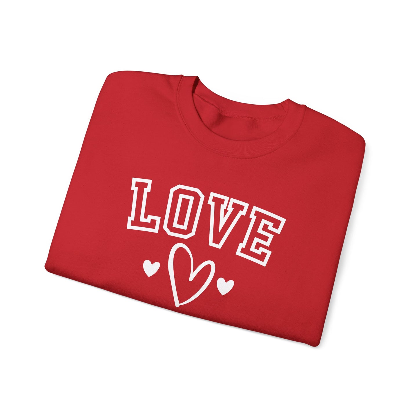 “John 3:16 Love”  RED Sweatshirt